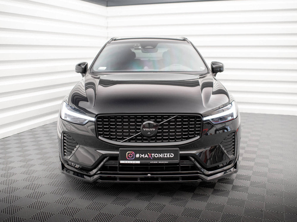 Maxton Design Front Splitter Volvo XC60 R-Design Mk2 Facelift - VO-XC60-2F-RDESIGN-FD1G+FD1RG - Image 3