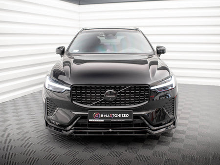 Maxton Design Front Splitter Volvo XC60 R-Design Mk2 Facelift - VO-XC60-2F-RDESIGN-FD1G+FD1RG - Image 3