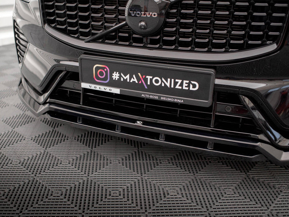 Maxton Design Front Splitter Volvo XC60 R-Design Mk2 Facelift - VO-XC60-2F-RDESIGN-FD1G+FD1RG - Image 4
