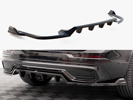 Maxton Design Rear Splitter (Vertical Bars) Volvo XC60 R-Design Mk2 Facelift - VO-XC60-2F-RDESIGN-RD1G+RD2G - Image 1