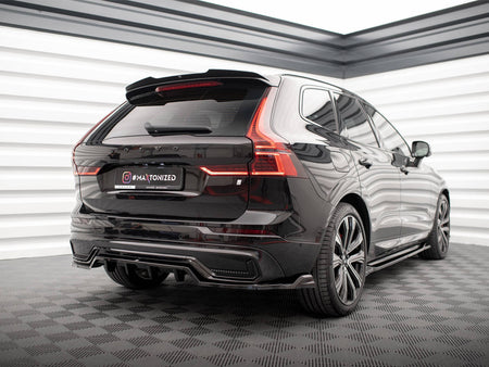 Maxton Design Rear Splitter (Vertical Bars) Volvo XC60 R-Design Mk2 Facelift - VO-XC60-2F-RDESIGN-RD1G+RD2G - Image 2