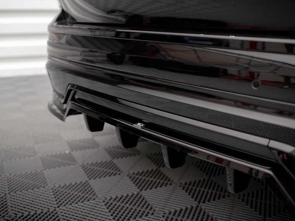 Maxton Design Rear Splitter (Vertical Bars) Volvo XC60 R-Design Mk2 Facelift - VO-XC60-2F-RDESIGN-RD1G+RD2G - Image 4