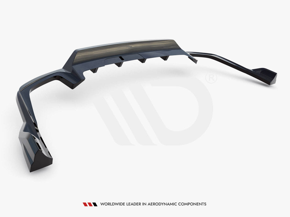 Maxton Design Rear Splitter (Vertical Bars) Volvo XC60 R-Design Mk2 Facelift - VO-XC60-2F-RDESIGN-RD1G+RD2G - Image 7