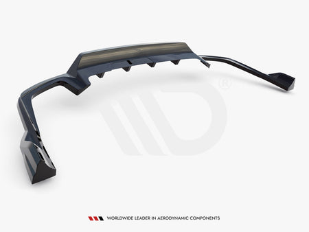 Maxton Design Rear Splitter (Vertical Bars) Volvo XC60 R-Design Mk2 Facelift - VO-XC60-2F-RDESIGN-RD1G+RD2G - Image 7