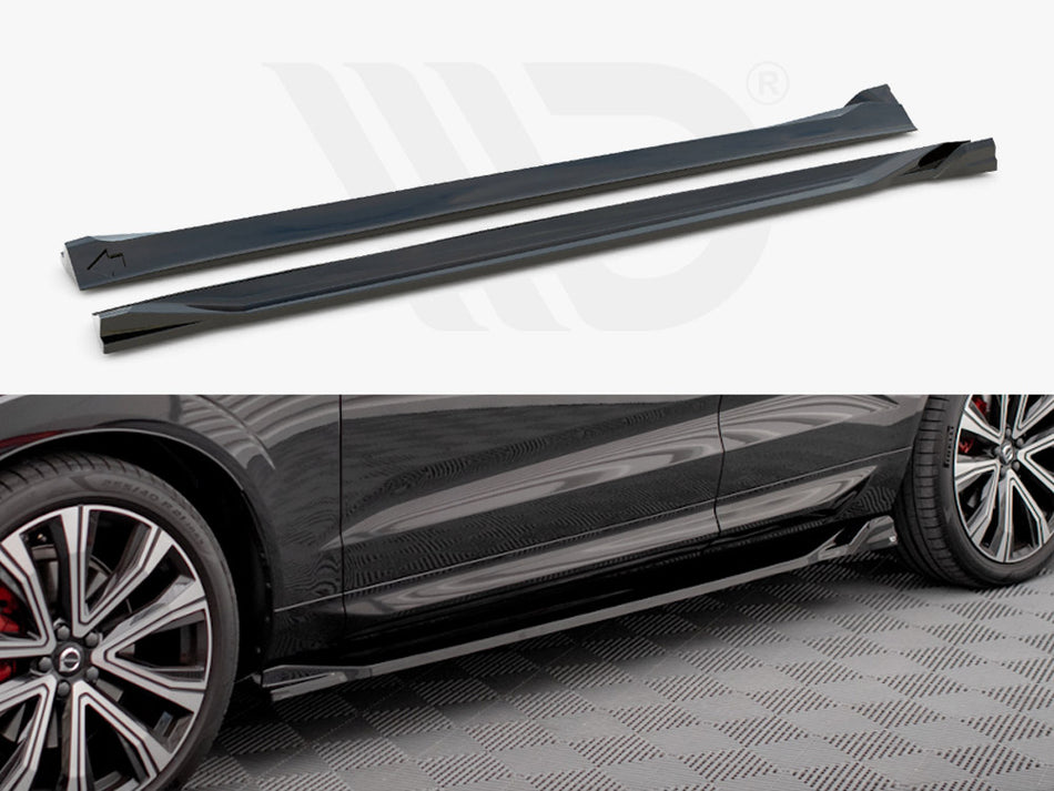 SIDE SKIRTS DIFFUSERS VOLVO XC60 R-DESIGN MK2 FACELIFT