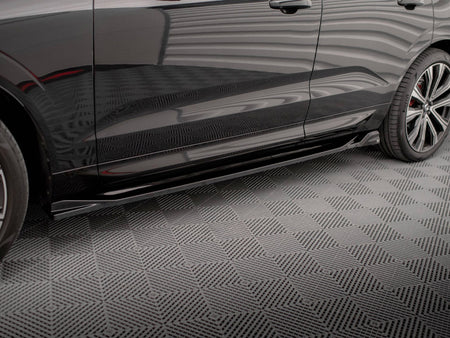Maxton Design Side Skirts Diffusers Volvo XC60 R-Design Mk2 Facelift - VO-XC60-2F-RDESIGN-SD1G - Image 4
