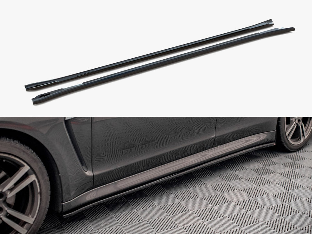 Maxton Design Side Skirts Diffusers V.2 Porsche Panamera / Panamera Diesel / Panamera Turbo 970 - PO-PA-970-SD2G - Image 1