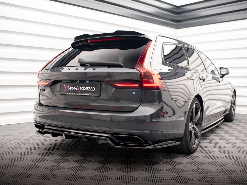 Maxton Design Rear Splitter (Vertical Bars) Volvo V90 / S90 R-Design Mk2 - VO-V90-2-RDESIGN-RD1G+RD2G - Image 2