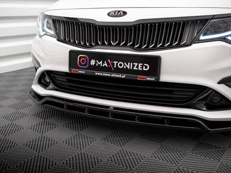 Maxton Design Front Splitter V.1 Kia Optima Mk4 Facelift - KI-OP-2F-FD1G+FD1RG - Image 4
