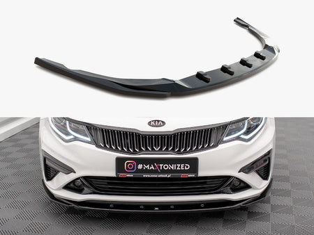 Maxton Design Front Splitter V.2 Kia Optima Mk4 Facelift - KI-OP-2F-FD2G - Image 1