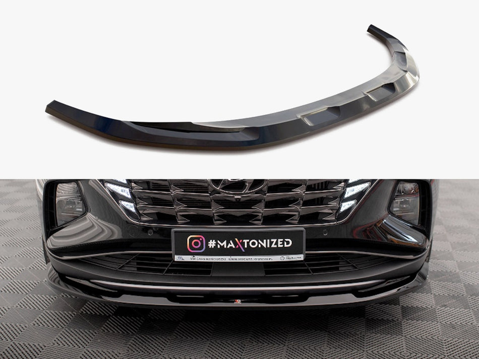 Maxton Design Front Splitter V.1 Hyundai Tucson Mk4 - HY-TU-4-FD1G - Image 1