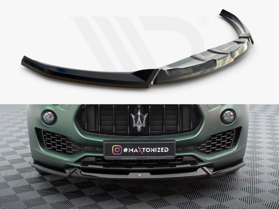MAXTON DESIGN Front Splitter V.1 Maserati Levante Mk1