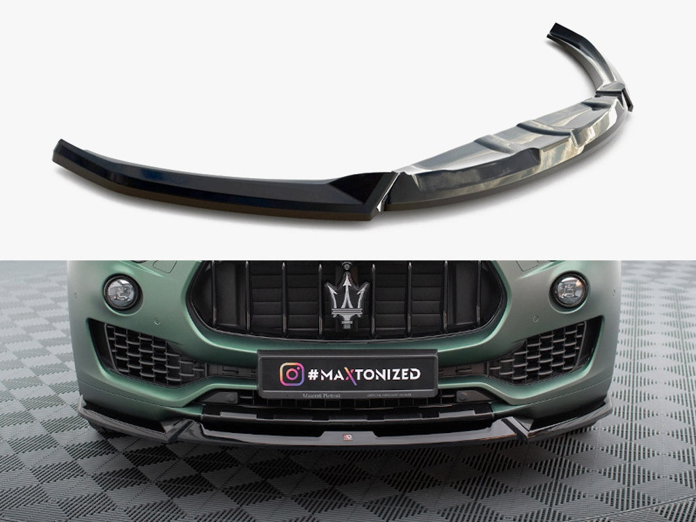 Maxton Design Front Splitter V.1 Maserati Levante Mk1 - MS-LE-1-FD1G - Image 1