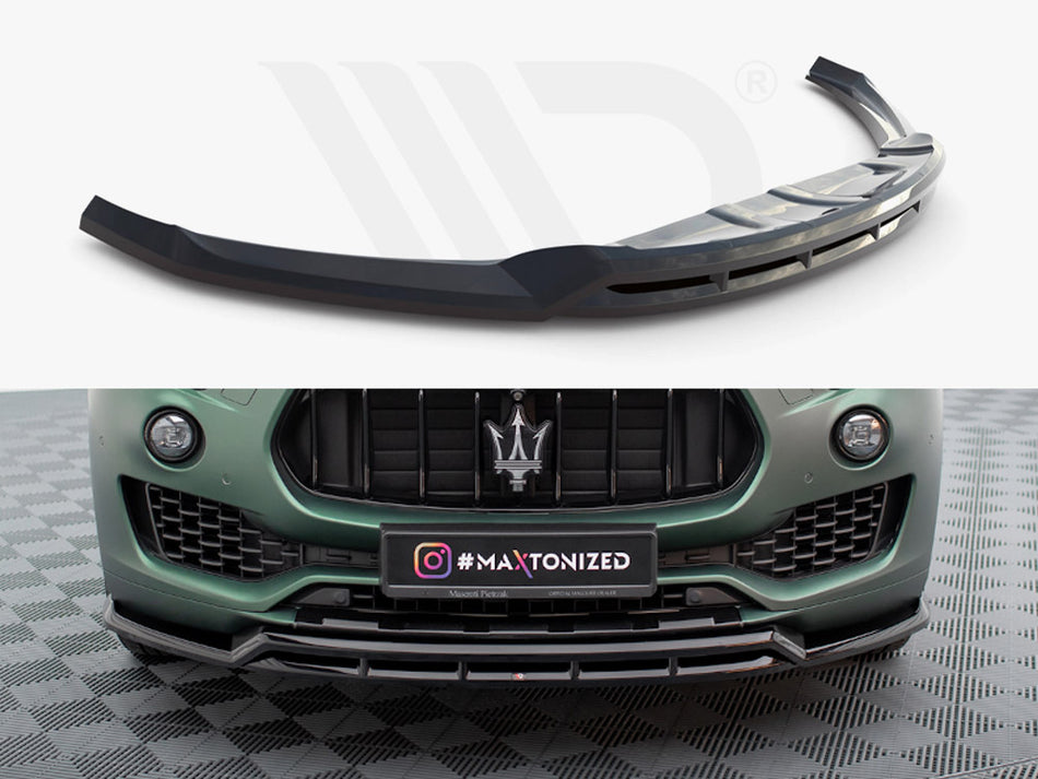 MAXTON DESIGN Front Splitter V.2 Maserati Levante Mk1