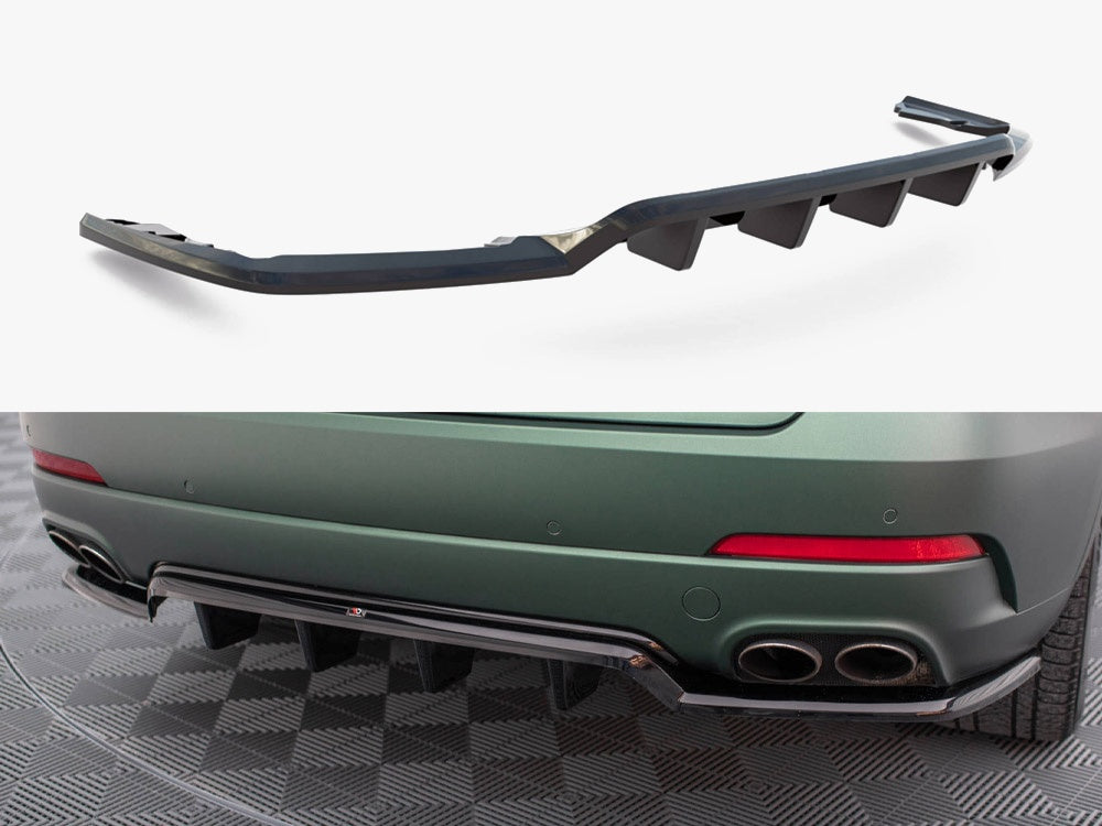 Maxton Design Rear Splitter (Vertical Bars) Maserati Levante Mk1 - MS-LE-1-RD1G+RD2G - Image 1
