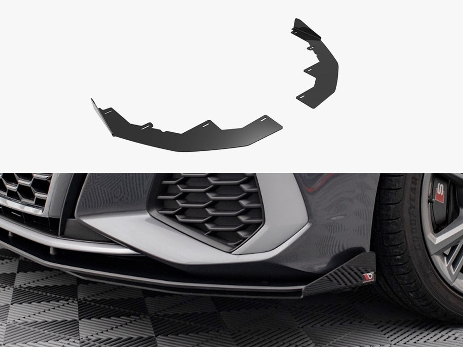 Maxton Design Front Flaps Audi S3 / A3 S-Line 8Y - AUA38YSLINECNC-FSF1G - Image 1