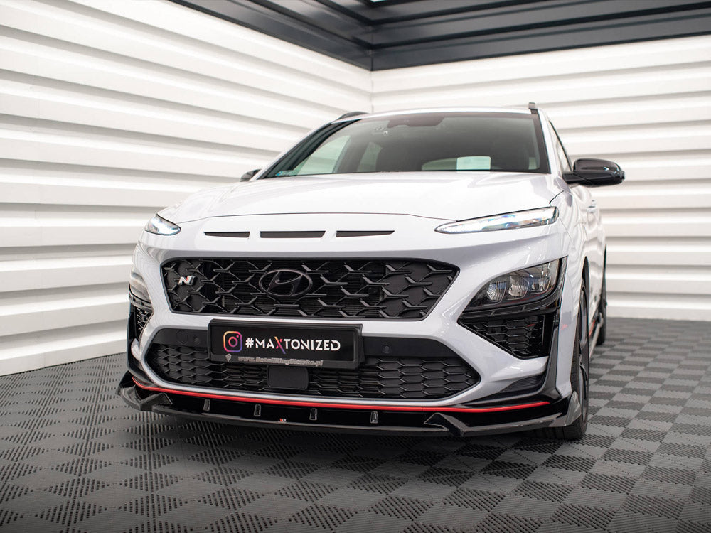 Maxton Design Front Splitter V.1 Hyundai Kona N Mk1 - HY-KO-1-N-FD1G - Image 2
