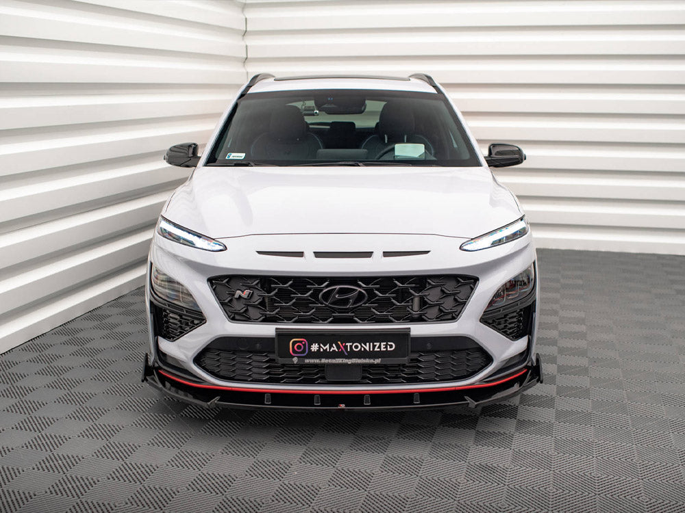 Maxton Design Front Splitter V.2 + Flaps Hyundai Kona N Mk1 - HY-KO-1-N-FD2G+FSF1B - Image 3
