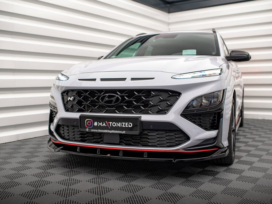 Maxton Design Front Splitter V.2 Hyundai Kona N Mk1 - HY-KO-1-N-FD2G - Image 2