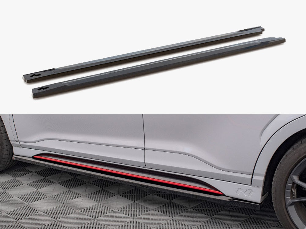 Maxton Design Side Skirts Diffusers V.1 Hyundai Kona N Mk1 - HY-KO-1-N-SD1G - Image 1