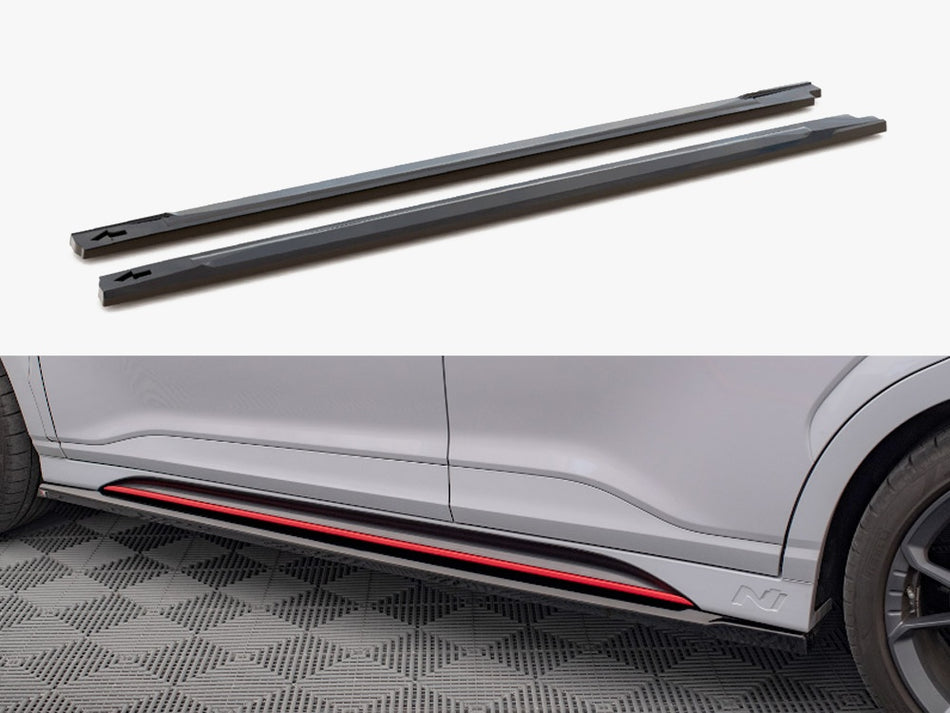 Maxton Design Side Skirts Diffusers V.1 Hyundai Kona N Mk1 - HY-KO-1-N-SD1G - Image 1