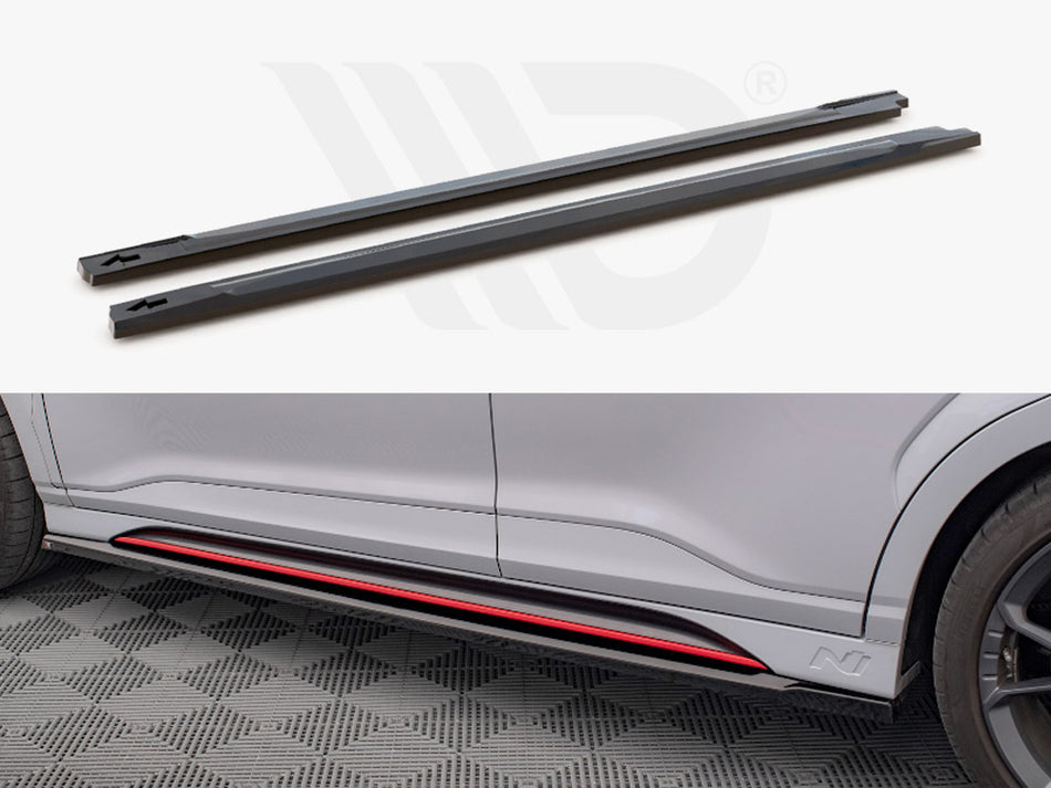 MAXTON DESIGN Side Skirts Diffusers V.1 Hyundai Kona N Mk1