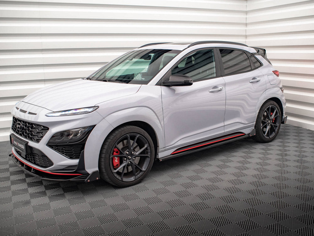 Maxton Design Side Skirts Diffusers V.1 + Flaps Hyundai Kona N Mk1 - HY-KO-1-N-SD1G+SF1B - Image 3