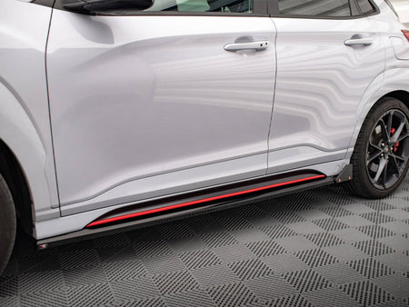 Maxton Design Side Skirts Diffusers V.1 + Flaps Hyundai Kona N Mk1 - HY-KO-1-N-SD1G+SF1B - Image 4