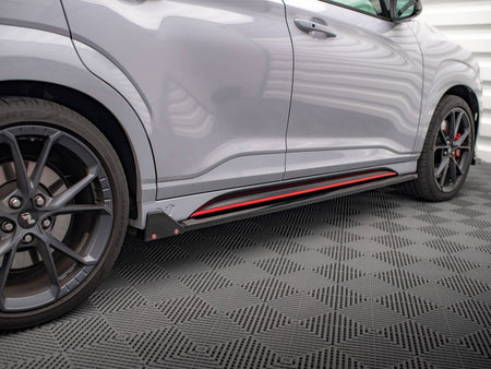 Maxton Design Side Skirts Diffusers V.1 + Flaps Hyundai Kona N Mk1 - HY-KO-1-N-SD1G+SF1B - Image 6