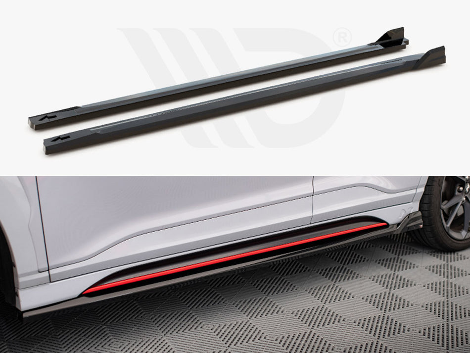 MAXTON DESIGN Side Skirts Diffusers V.2 Hyundai Kona N Mk1