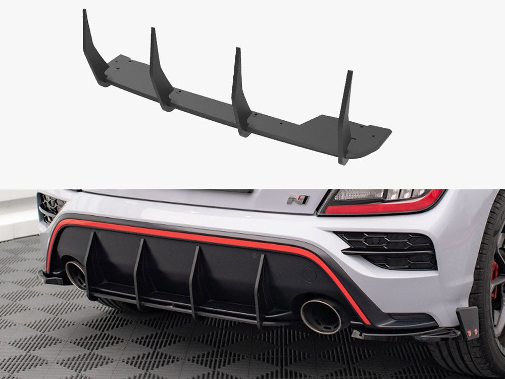 Maxton Design Street PRO Rear Diffuser Hyundai Kona N Mk1 - HYKO1NCNC-RS1B - Image 1
