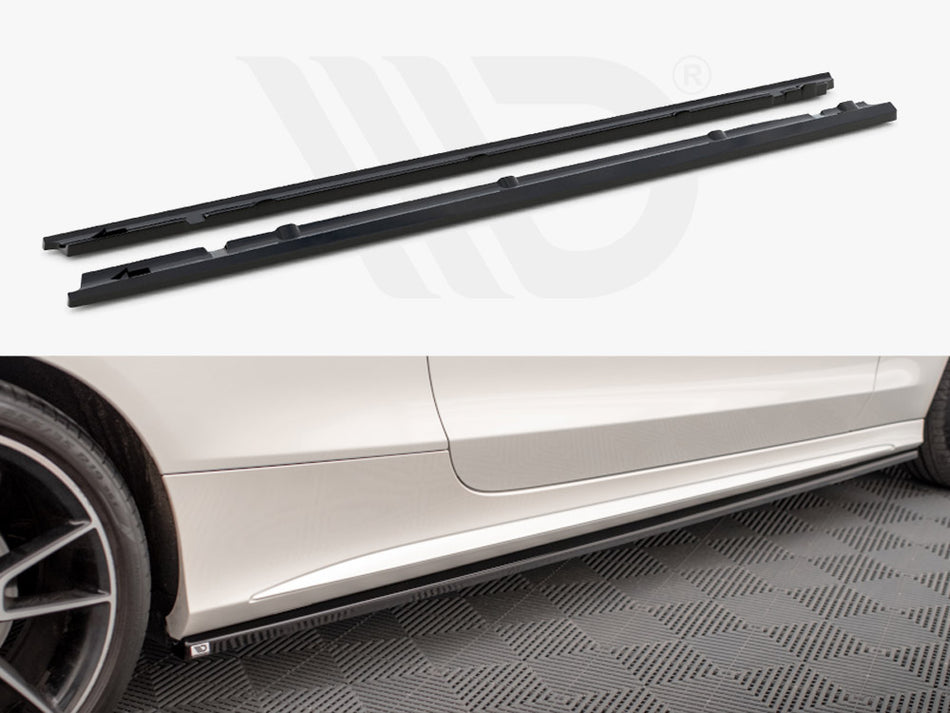 MAXTON DESIGN Side Skirts Diffusers Mercedes C Coupe AMG-Line C205 Facelift