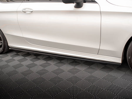 Maxton Design Side Skirts Diffusers Mercedes C Coupe AMG-Line C205 Facelift - ME-C-205F-AMGLINE-C-SD1G - Image 3