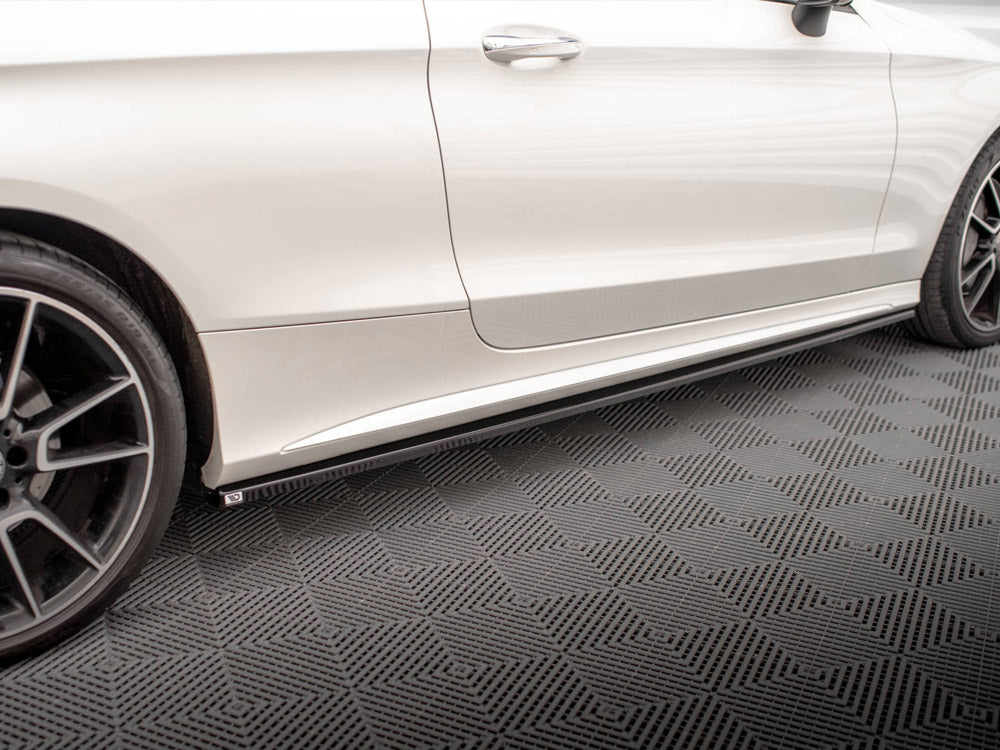 Maxton Design Side Skirts Diffusers Mercedes C Coupe AMG-Line C205 Facelift - ME-C-205F-AMGLINE-C-SD1G - Image 4