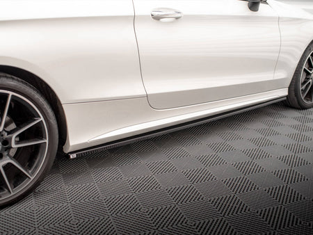 Maxton Design Side Skirts Diffusers Mercedes C Coupe AMG-Line C205 Facelift - ME-C-205F-AMGLINE-C-SD1G - Image 4
