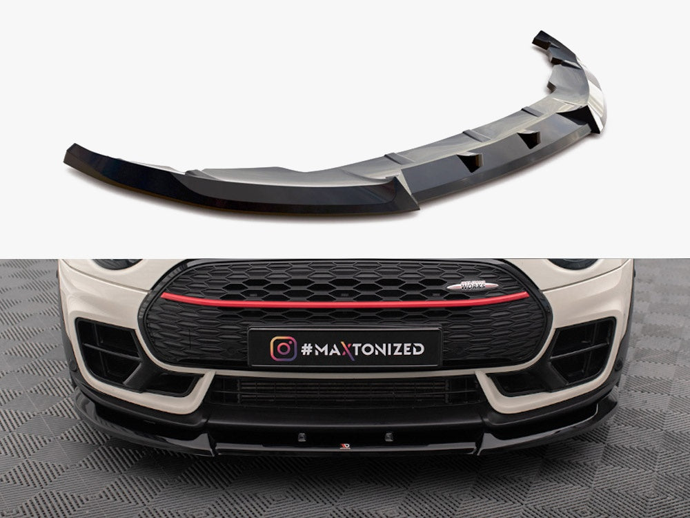 Maxton Design Front Splitter V.1 Mini Cooper Clubman John Cooper Works F54 Facelift - MC-CM-2F-JCW-FD1G - Image 1
