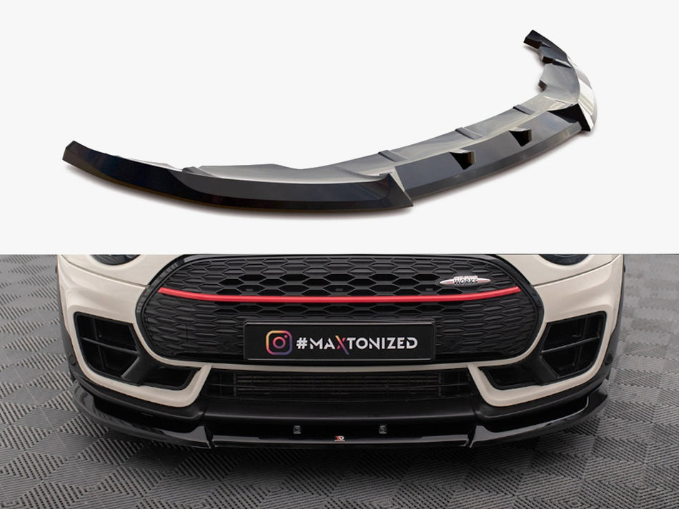 Maxton Design Front Splitter V.1 Mini Cooper Clubman John Cooper Works F54 Facelift - MC-CM-2F-JCW-FD1G - Image 1