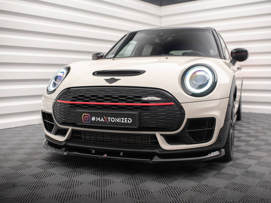 Maxton Design Front Splitter V.1 Mini Cooper Clubman John Cooper Works F54 Facelift - MC-CM-2F-JCW-FD1G - Image 2