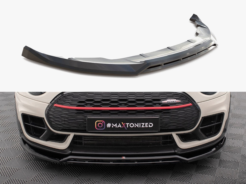 Maxton Design Front Splitter V.2 Mini Cooper Clubman John Cooper Works F54 Facelift - MC-CM-2F-JCW-FD2G+FD2RG - Image 1