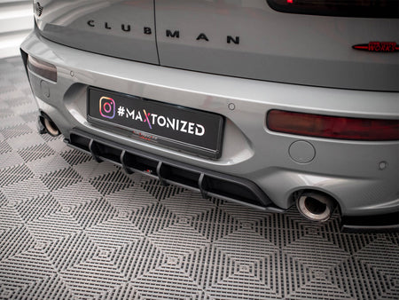 Maxton Design Street PRO Rear Diffuser Mini Cooper Clubman John Cooper Works F54 Facelift - Black-Red - MCCM2SJCWCNC-RS1B+BRBI - Image 4