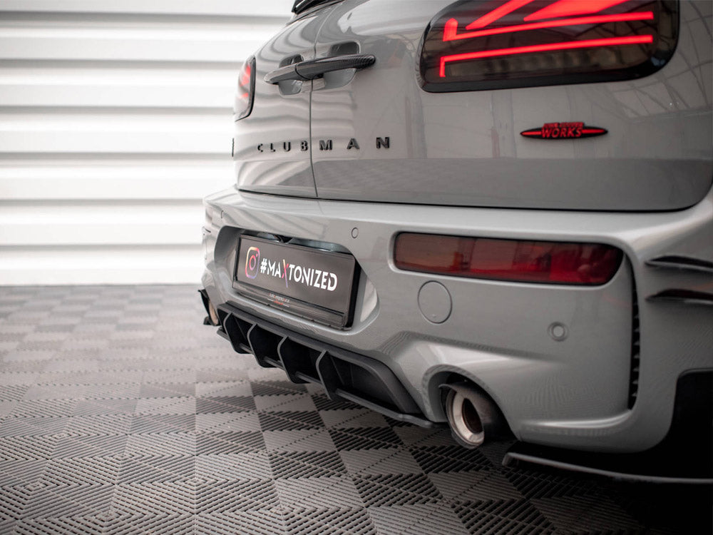 Street PRO Rear Diffuser Mini Cooper Clubman John Cooper Works F54 Facelift - Black-Red