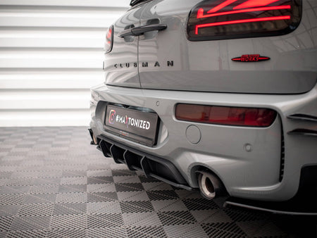 Street PRO Rear Diffuser Mini Cooper Clubman John Cooper Works F54 Facelift - Black-Red