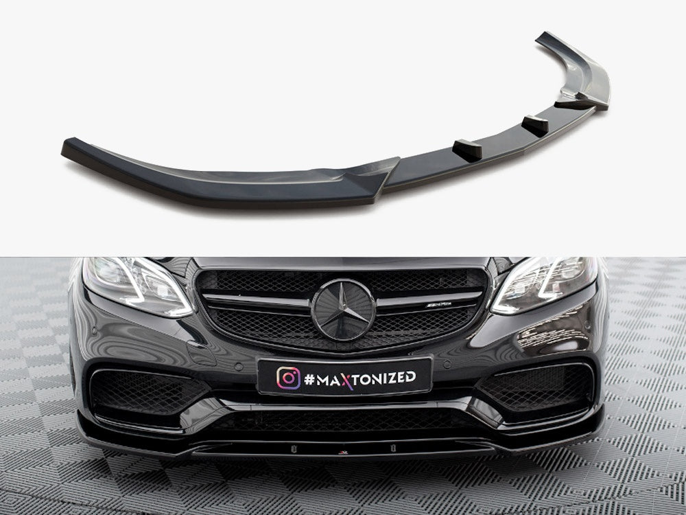 Maxton Design Front Splitter Mercedes E63 AMG Sedan W212 Facelift - ME-E-212F-AMG-FD1G - Image 1