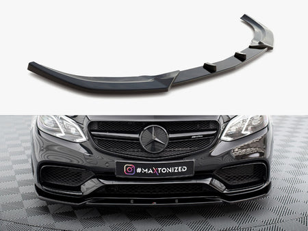 Maxton Design Front Splitter Mercedes E63 AMG Sedan W212 Facelift - ME-E-212F-AMG-FD1G - Image 1
