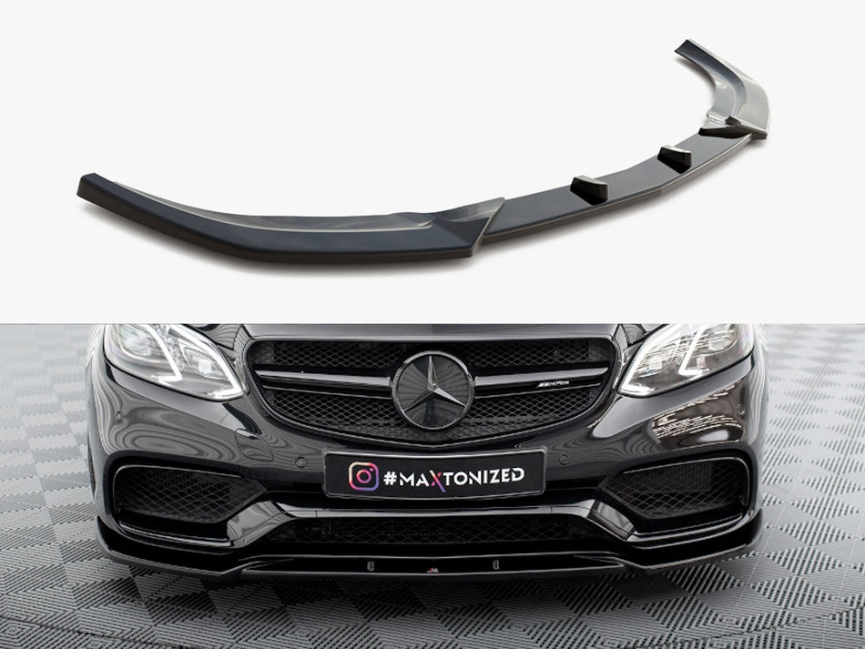 Maxton Design Front Splitter Mercedes E63 AMG Sedan W212 Facelift - ME-E-212F-AMG-FD1G - Image 1