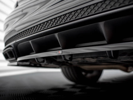 Maxton Design Rear Splitter (Vertical Bars) Mercedes E63 AMG Sedan W212 Facelift - ME-E-212F-AMG-RD1G+RD2G - Image 6