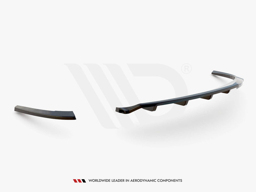 Maxton Design Central Rear Splitter (Vertical Bars) Audi A5 Coupe 8T Facelift - AU-A5-1F-RD1G+RSD1G - Image 7