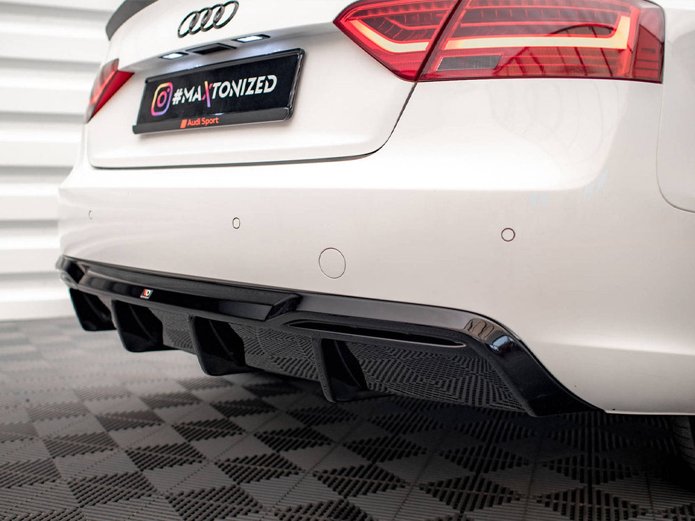 Maxton Design Rear Valance Audi A5 8T Facelift (Version with dual exhausts on one side) - AU-A5-1F-RS1GOO_ - Image 5