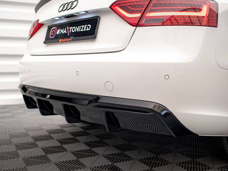 Maxton Design Rear Valance Audi A5 8T Facelift (Version with dual exhausts on one side) - AU-A5-1F-RS1GOO_ - Image 5