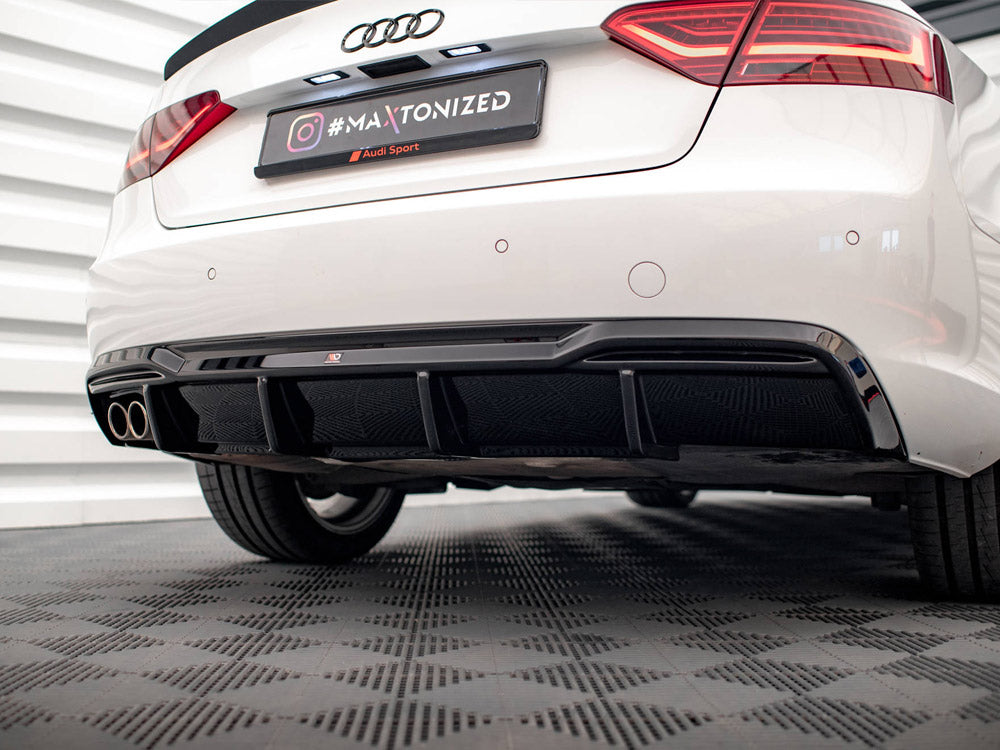 Maxton Design Rear Valance Audi A5 8T Facelift (Version with dual exhausts on one side) - AU-A5-1F-RS1GOO_ - Image 6
